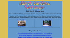 Desktop Screenshot of northcarolinagetaway.com